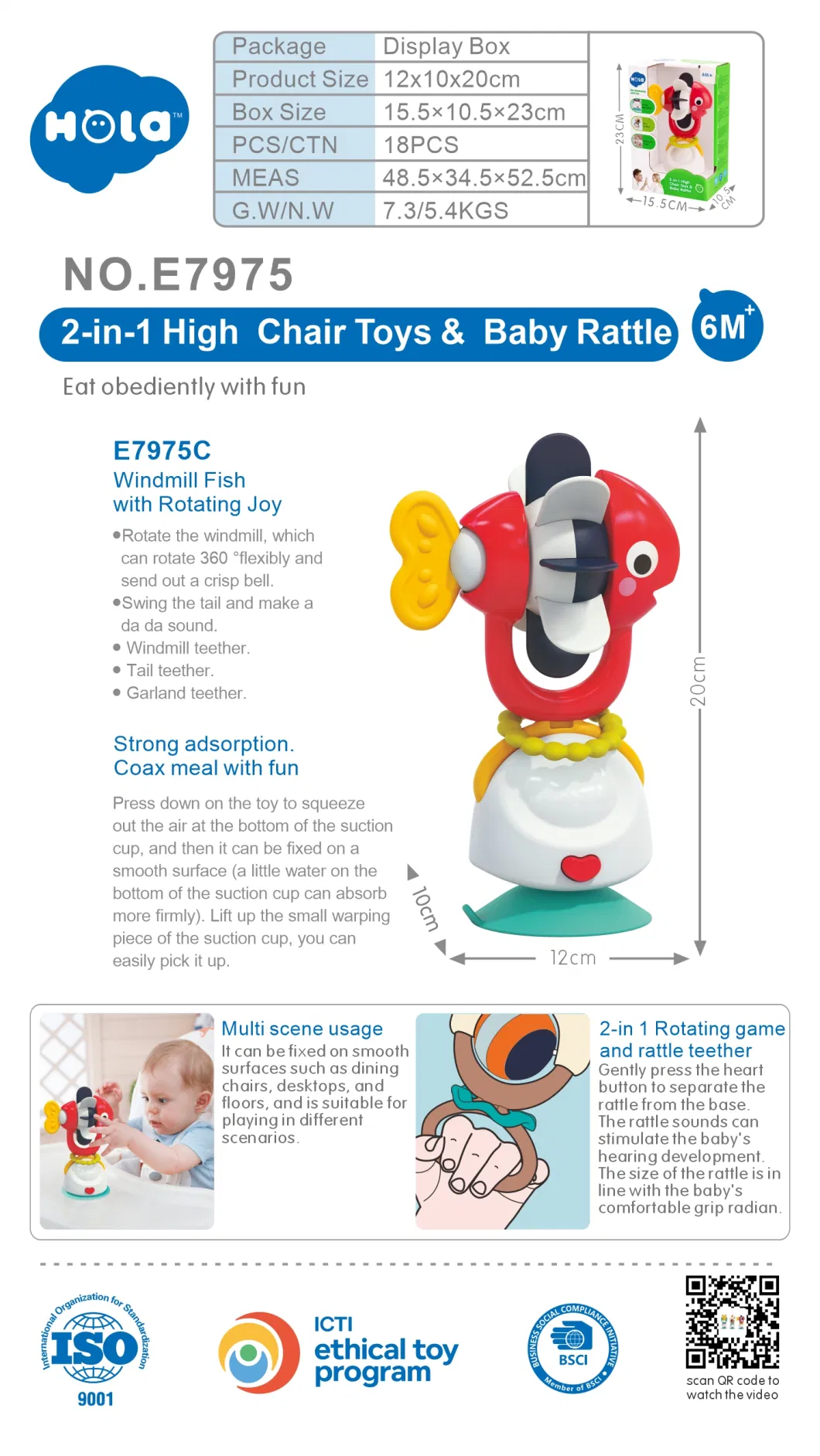 Manufacturers Marvel Toys Price Promotional Gift Intellectual Educational Plastic Best Baby Toy High Chair Toys & Baby Rattle Children Kids Toys