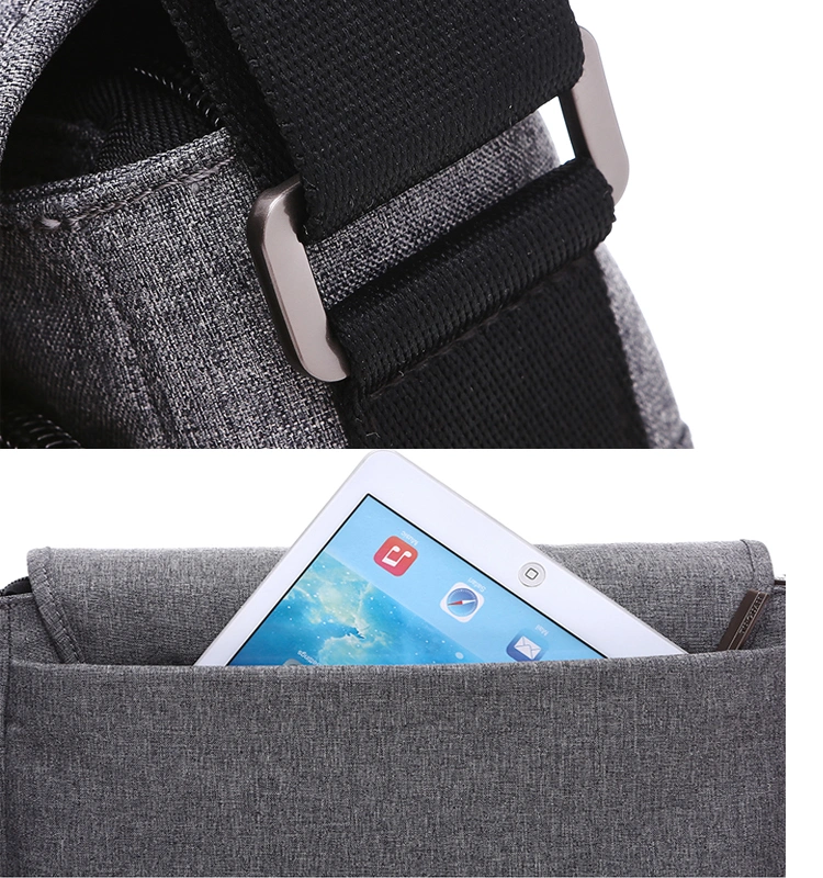 Wholesale Fashion Leisure Promotional Sport Outdoor Nylon Men Business Waist Messenger Bag