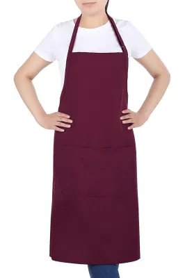 OEM promotionnel femmes cuisine hommes Chef taille bavoir tablier broderie personnalisée imprimé Logo